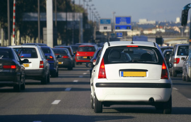 Ralentissement sur autoroute