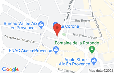 Lieu de stages Hotel Artea sur la carte de Aix-en-Provence
