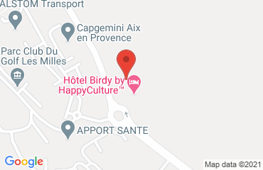 Lieu de stages Hôtel BIRDY sur la carte de Aix-en-Provence
