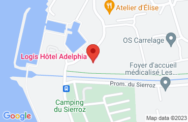Lieu de stages Logis Hotel Adelphia sur la carte de Aix-les-Bains