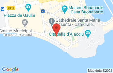 Lieu de stages Hôtel Spunta di Mare sur la carte de Ajaccio