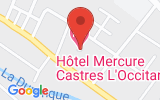 Plan Google Stage recuperation de points Castres 81100, 201 Avenue Charles de Gaulle