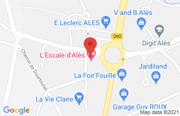 Lieu de stages L'ESCALE D'ALES sur la carte de Alès