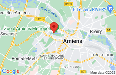 Lieu de stages Holiday Inn Express Amiens sur la carte de Amiens
