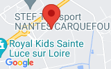 Plan Google Stage recuperation de points Sainte-Luce-sur-Loire 44980, Rue Louis Blériot rue Jean Mermoz