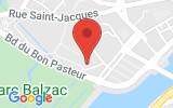Plan Google Stage recuperation de points Angers 49100, 18 Rue Marie-Euphrasie Pelletier