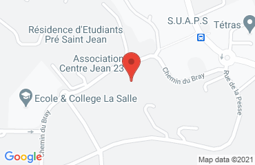 Lieu de stages Centre Jean XXIII sur la carte de Annecy-le-Vieux