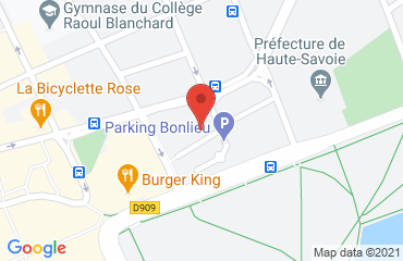 Lieu de stages AUTOMOBILE CLUB DU MONT BLANC sur la carte de Annecy