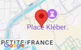 Plan Google Stage recuperation de points Strasbourg 67000, 25 Rue du Vingt-Deux Novembre