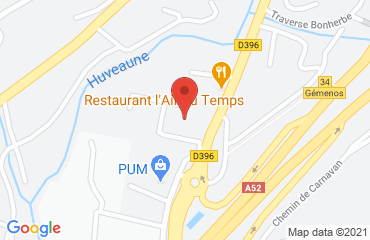 Lieu de stages Logis Le Mas de L Etoile sur la carte de Aubagne