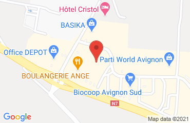 Lieu de stages CAMPANILE sur la carte de Avignon