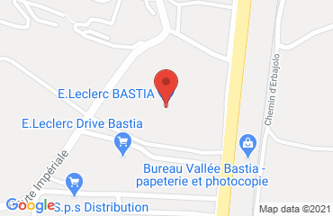 Lieu de stages MERCURE BASTIA BIGUGLIA sur la carte de Bastia