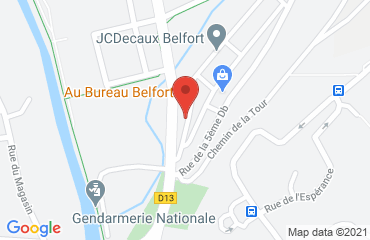 Lieu de stages QUALITY HOTEL HS sur la carte de Belfort