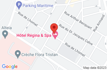 Lieu de stages HOTEL REGINA BERCK sur la carte de Berck