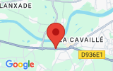 Plan Google Stage recuperation de points Bergerac 24100, La Cavaille Route de Bordeaux