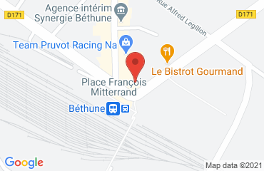 Lieu de stages CITOTEL B. HÔTEL sur la carte de Béthune