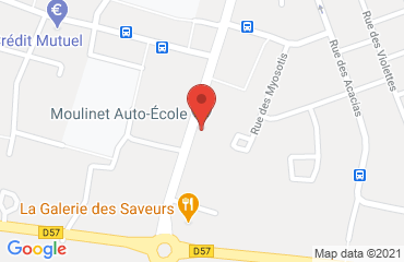 Lieu de stages AUTO ECOLE MOULINET sur la carte de Bonchamp-lès-Laval