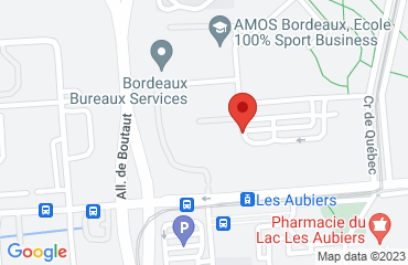 Lieu de stages Bordeaux Bureaux Services sur la carte de Bordeaux