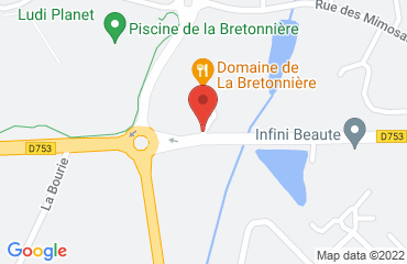 Lieu de stages Domaine de la Bretonnière sur la carte de Boufféré