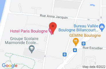 Lieu de stages HOTEL PARIS BOULOGNE sur la carte de Boulogne-Billancourt