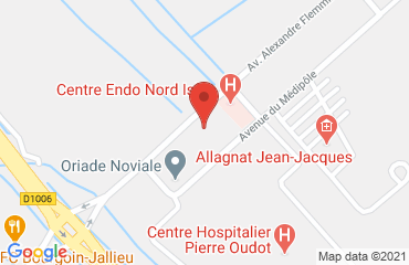 Lieu de stages MEDIPOLE BOURGOIN sur la carte de Bourgoin-Jallieu