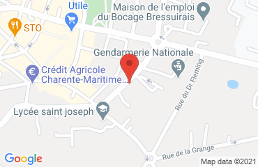 Lieu de stages AUTOECOLE EMMANUEL GARCIA sur la carte de Bressuire