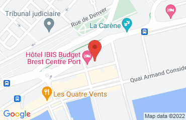 Lieu de stages IBIS STYLE Brest Centre Port sur la carte de Brest