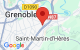 Plan Google Stage recuperation de points Saint-Martin-d'Hères 38400, 3 Avenue Zella Melhise