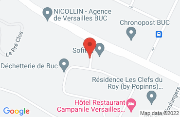 Lieu de stages Campanile Versailles Buc sur la carte de Buc