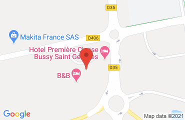 Lieu de stages Hotel Campanile sur la carte de Bussy-Saint-Georges