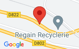 Plan Google Stage recuperation de points Figeac 46100, Lieu dit le Drauzou, Ceint d'Eau