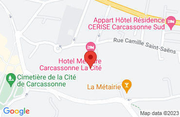 Lieu de stages Hôtel Mercure La Cité sur la carte de Carcassonne