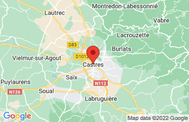 Lieu de stages castres sur la carte de Castres