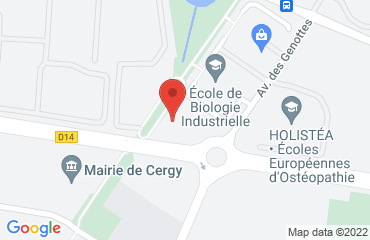 Lieu de stages Hôtel Kyriad - Cergy Saint Christophe sur la carte de Cergy
