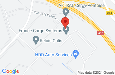 Lieu de stages AFTRAL Cergy sur la carte de Cergy