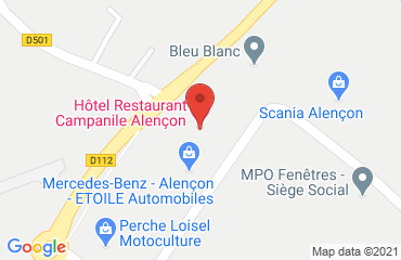 Lieu de stages Hotel Campanile sur la carte de Cerisé