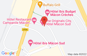 Lieu de stages Macon Sud Hotel sur la carte de Chaintre