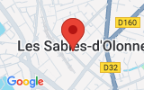 Plan Google Stage recuperation de points Les Sables-d'Olonne 85100, 18 Rue de la Bauduère
