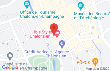 Lieu de stages Logis Hotel le Renard sur la carte de Châlons-en-Champagne