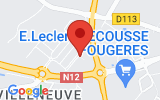 Plan Google Stage recuperation de points Lécousse 35133, 5 Rue de la Pilais