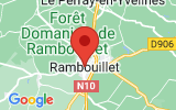 Plan Google Stage recuperation de points Rambouillet 78120, 