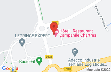 Lieu de stages CAMPANILE sur la carte de Chartres