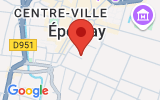Plan Google Stage recuperation de points Épernay 51200, 2 Impasse du Jard / 11 Rue Eugène Mercier