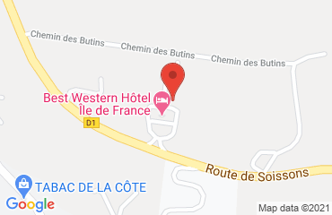 Lieu de stages BEST WESTERN sur la carte de Château-Thierry