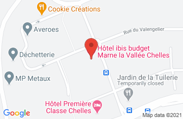 Lieu de stages COMFORT HOTEL MARNE LA VALLEE sur la carte de Chelles