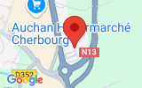 Plan Google Stage recuperation de points La Glacerie 50470, Rue Du Château D'eau