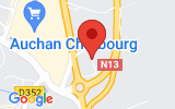 Plan Google Stage recuperation de points La Glacerie 50470, Rue Du Château D'eau, Rond-Point André Malraux