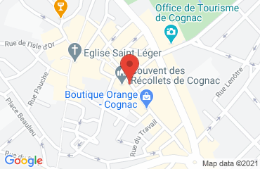 Lieu de stages COUVENT DES RECOLLETS sur la carte de Cognac