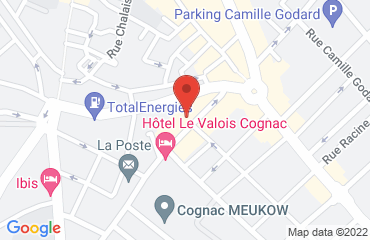 Lieu de stages CENTRE DE CONGRES LA SALAMANDRE sur la carte de Cognac