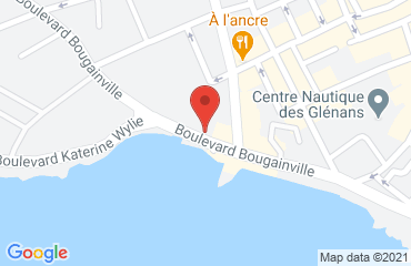 Lieu de stages Le CAC sur la carte de Concarneau